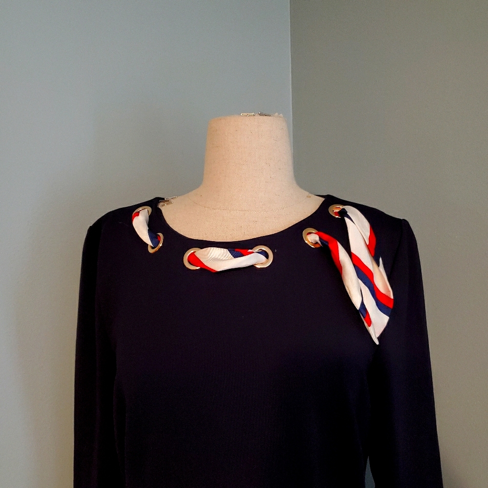 Long sleeve knit dress